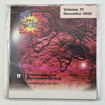 RARE 2002 PROMO CD - Nu Dance Traxx Volume 71 - ERG Music NDT001071 - RARE MIXES