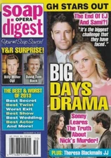 Soap Opera Digest Dec 16, 2013 BEST & WORST 2013-REMEMBERING GEORGE REINHOLT-AW