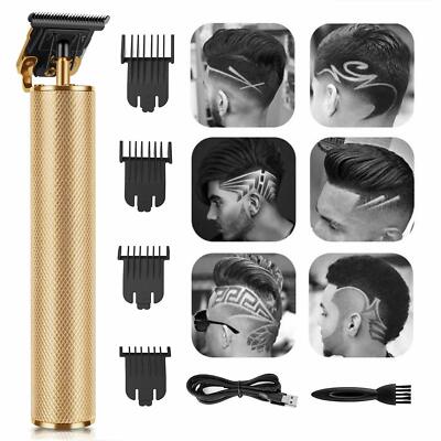 Kemei Professional Hair Clipper Portable Cordless Trimmer Edge 0mm Zero Gap