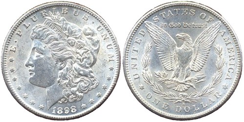 せーちゃん 1898 S Morgan Dollar ZZ | eBay