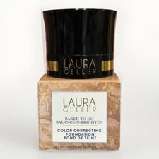 LAURA GELLER  Baked To Go Balance-n-Brighten Color Correcting Foundation  0.05oz