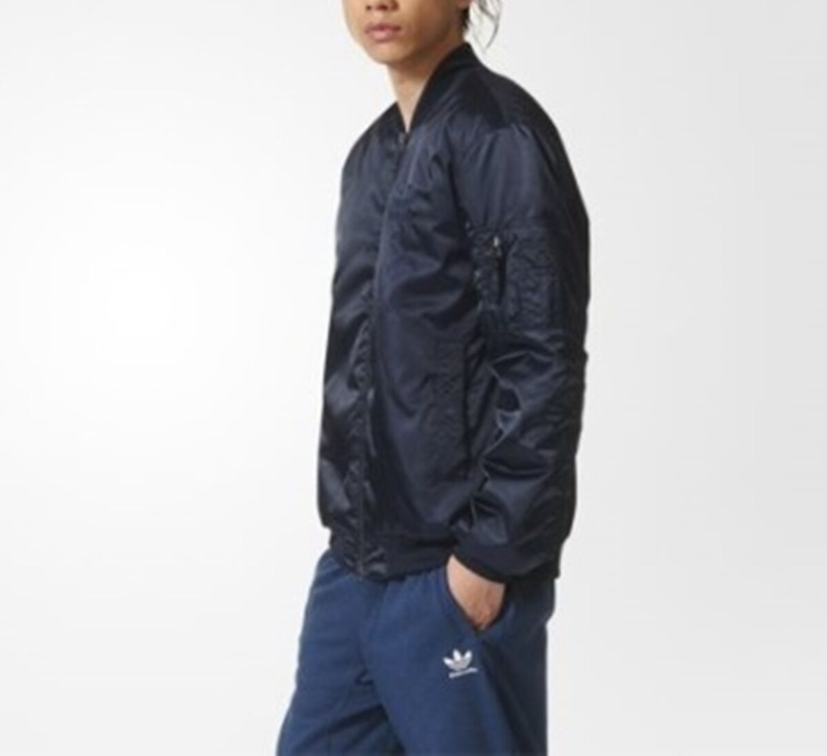 Men Superstar Bomber Jacket Winter Navy Coat Jackets AY9150 | eBay