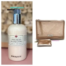 RARE Crabtree and Evelyn India Hicks Island Living Spider Lily Hand Cream + Bag