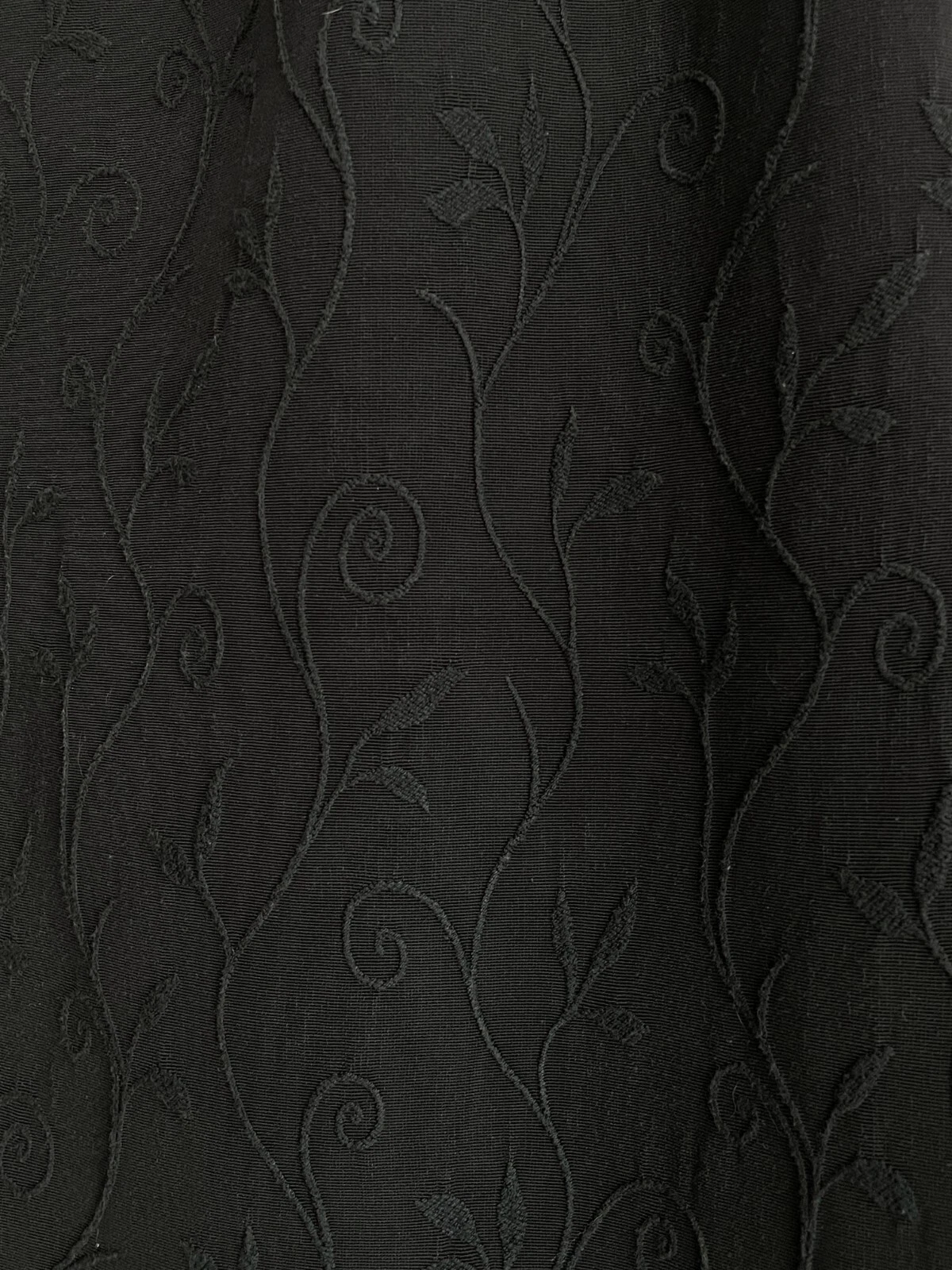 Versace Jeans Couture mini abito nero con fiori ricamati Taglia M (44IT)