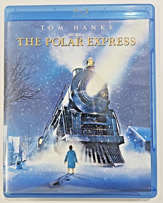 DVD Christmas The Polar Express with Tom Hanks Blue-Ray
