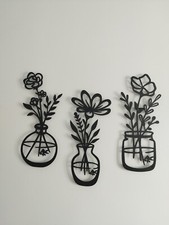Flowers Metal Wall Art  Flowers Metal Wall Decor  Flowers Metal Wall Hangings
