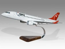 Embraer 170 NWA Airlink Desk Wood Airplane New Model Large Scale 1/72