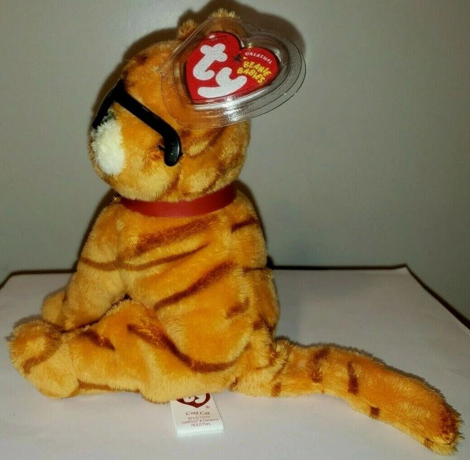 Ty Beanie Baby - Garfield (COOL CAT)(6.5 Inch) MWMTs Plush Stuffed Animal Toy - Image 3 of 4