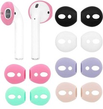 Fit in Case Ear tip Covers for , 6 Pairs Ear Tips Soft Silicone Earbud Tips f...