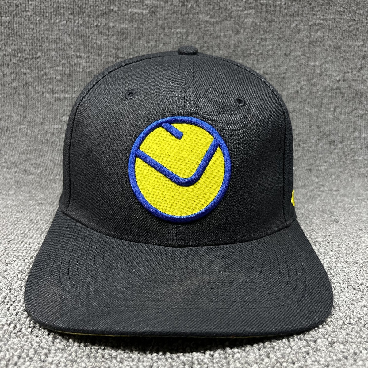47 Brand Leeds United LUFC Snapback Cap Black Yellow Flat Brim Hat New