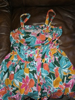 Carters Girls Floral Summer Dress Sz 12