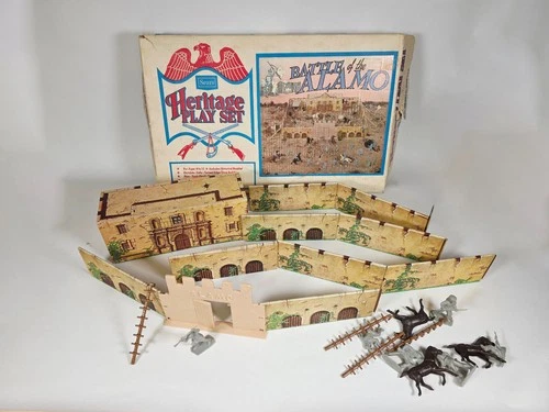 Sears American Heritage Marx Battle of the Alamo Play Set with Figures Vintage