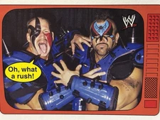 2012 Topps Heritage WWE Road Warriors Wrestling Speaks Insert Card WWF Legends