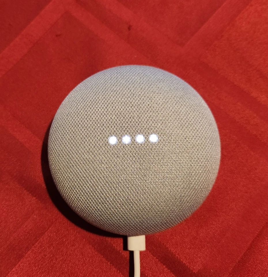 Google Home Mini Smart Lautsprecher mit Google Assistant - Kreide (GA00210-US)