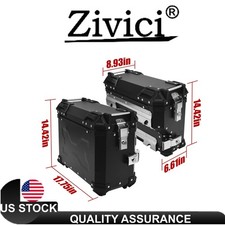 X Black Hard Side Saddlebag Box Trunk Tour Motorcycle Panniers Side Case 38l X Black Hard Side Saddlebag Box Trunk Tour Motorcycle Panniers Side Case 38l