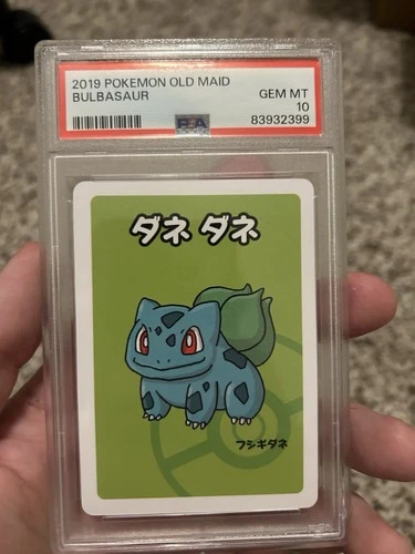 PSA 10 GEM MINT Graded 2019 Bulbasaur Old Maid Babanuki Pokémon Card Ooyama Art