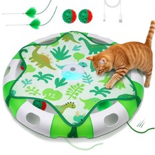 Cat Toys for Indoor Cats, Interactive Automatic Hide and Seek , Moving Concea...
