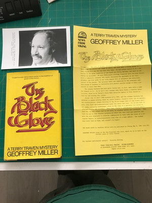 Black Glove / Geoffrey Miller w/Author Photo & Publisher's Press Release