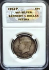1964-P 90% SILVER KENNEDY HALF DOLLAR