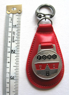 Vintage Ford Keyring 1970s/1980s metal/plastic