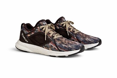 Ariat Women s Fuse Sneakers Southwest Aztec Print Running Shoes Sz 8B Western