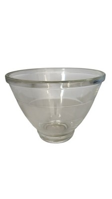 Clear KitchenAid Mixing Mixer Heat Resistant Bowl Vintage Glass USA 6 3/8'' tall