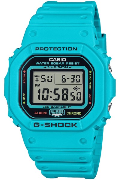 Casio Herrenuhr G-SHOCK DW-5600EP-2JF Energy Pack Blau Digital Chrono-image