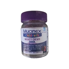 MUCINEX Children's Mighty Chews COUGH, 16 Nighttime Chews 05/2026