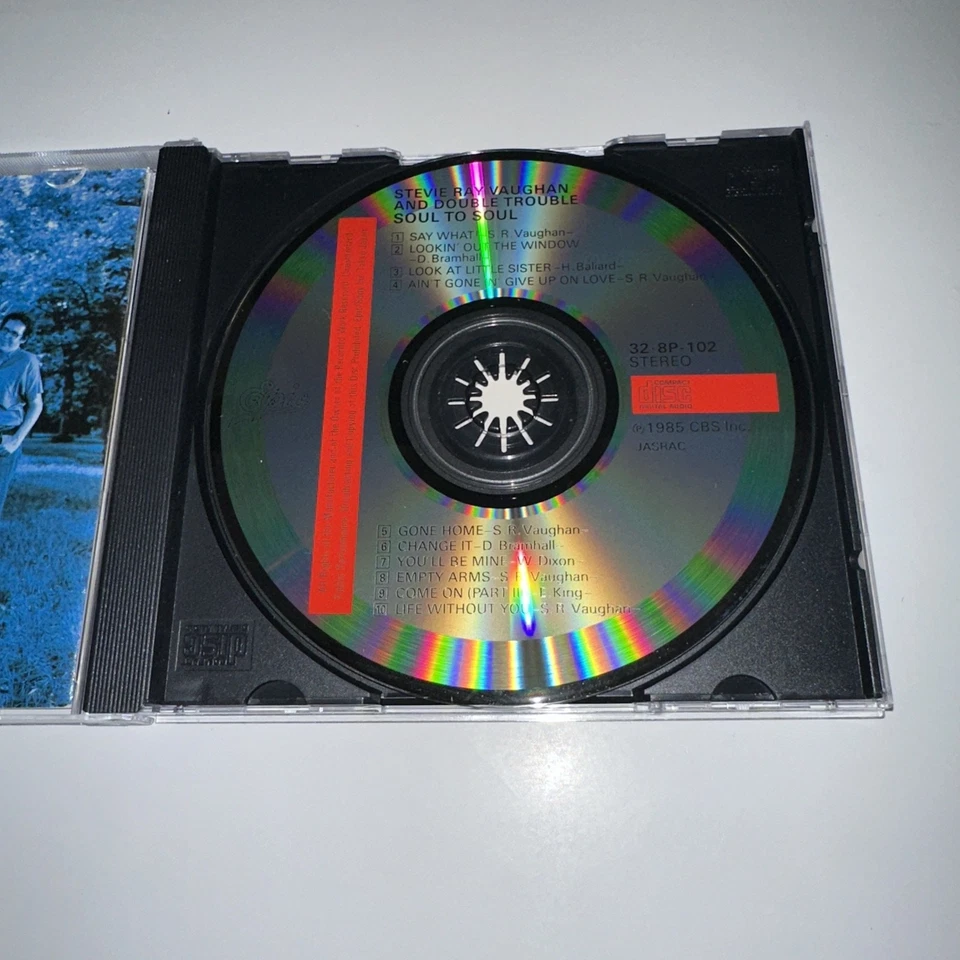 Stevie Ray Vaughan Couldn't Stand The Weather CD JAPAN EDITION RELEASE 32-8P-102 - Image 3 of 3