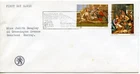 1967 XMAS 2v GREAT BRITAIN QE2 FDC OXFAM 25th YEAR SLOGAN PMK GENERALLY CLEAN