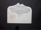 Advertising Stationery QV 1d pink 'Parkins & Gotto' Envelope 162 CARDIFF Numeral