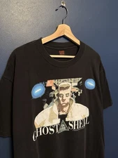 Vintage 90’s Fashion Victim Ghost In The Shell Batou Black Tee Shirt XL