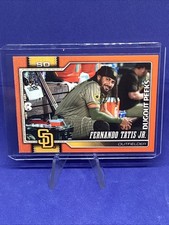 2026 Topps Baseball Series 1 Fernando Tatis Jr #333 Dugout Peeks Orange /25