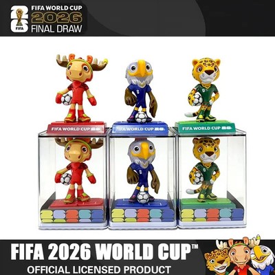 9cm/3.54in 2026 FIFA World Cup Official Licensed Mascot Set