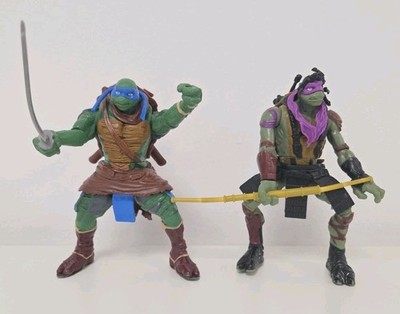 TMNT Teenage Mutant Ninja Turtles Leonardo & Donatetello 2014 BITTE LESEN DEFEKT