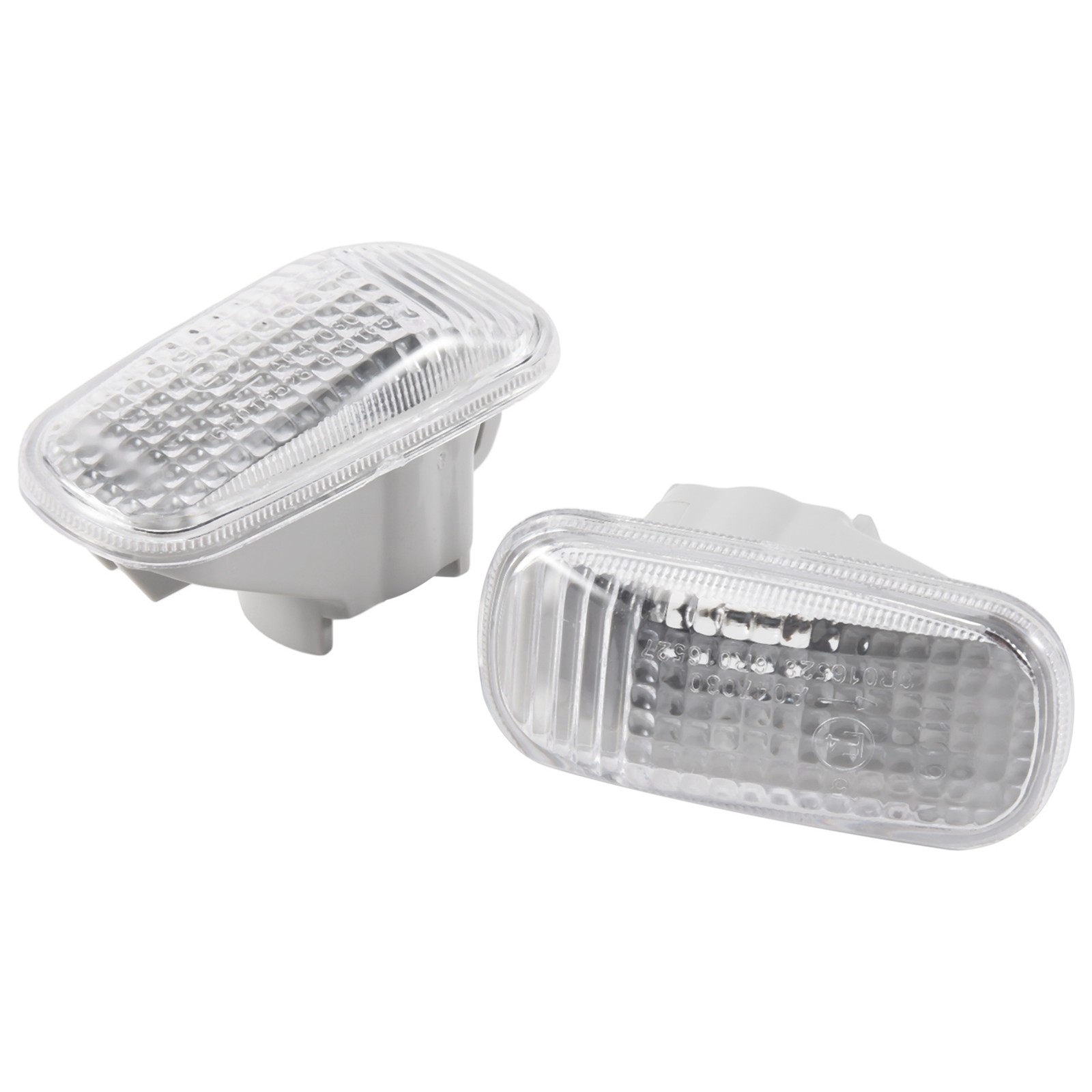 3X(2 StüCke Auto Seite Seite Baffle Blinker Licht Lampenschirm Abdeckung 9971-image