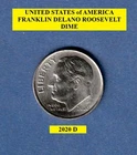 2020 D - Roosevelt 10¢ Dime "Circulated" Actual Coin Shown **FREE S&H**