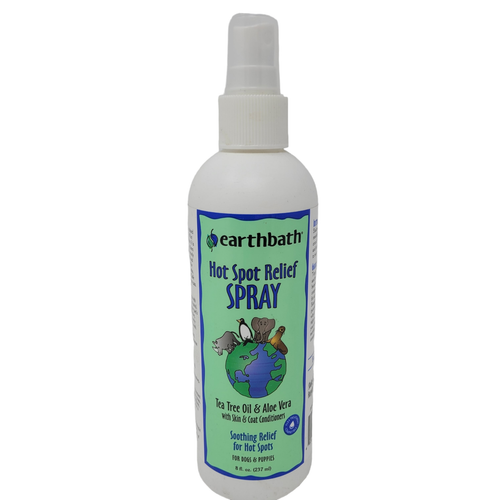 Earthbath Tea Tree Oil Aloe Vera Hot Spot Relief Spray for Pets Dogs 8 fl. oz. - Picture 5 of 6