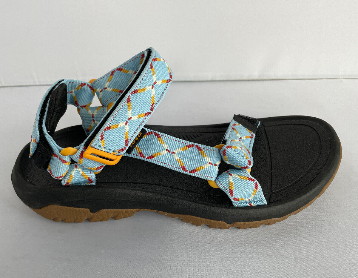 Teva Hurricane XLT Black Blue Hiking Water  Sport Sandals Women Sz 7M US/39.5EU Teva Hurricane Water Hiking Sport Blue Design | Mercari main image 4