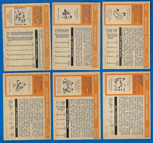 1972-73 OPC 72-73 O PEE CHEE NHL TARJETA DE HOCKEY + ERROR Y VARIACIÓN 1-209 VER LISTA - Imagen 455 de 479