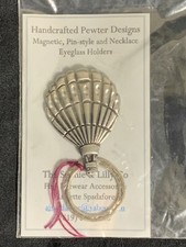 New Handcrafted Pewter Design Magnetic Style Hot Air Balloon Eyeglass Holder