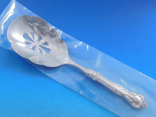 King Edward by Gorham Sterling Silver Vegetable Spoon Custom Made HH WS 9 5/8"