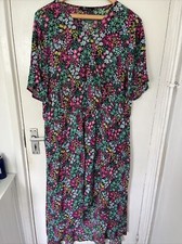 Kaleidoscope Multi Floral Long Dress Size 22