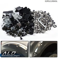 Universal Pocket/Rivet Style Fender Flares Screw/Bolt Hardware Kit Fit For Ford