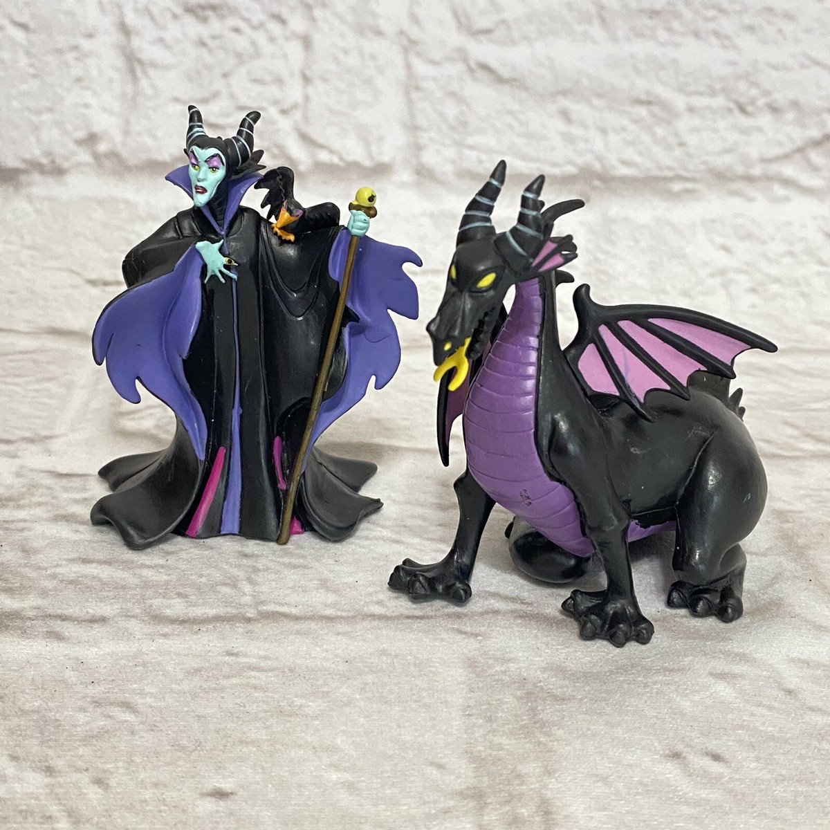 Disney Maleficent &Dragon From Sleeping Beauty 3” PVC Figure Movie