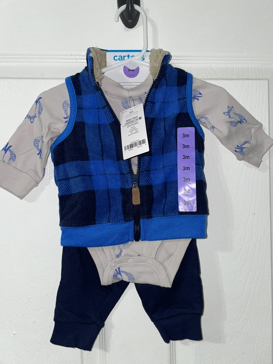 Carter's 3 piece vest set sale