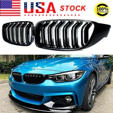 Dual Slats Front Kidney Grille For BMW F32 F33 F36 420i 428i 430i F80 M3 F83 M4