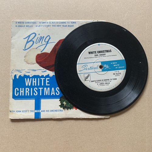 Bing Crosby - White Christmas with John Scott Trotter & Orchestra 7” Vinyl - Picture 4 of 4