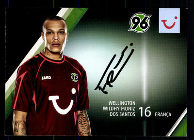 Wellington Dos Santos Franca Autogrammkarte Hannover 96 2013-14 + A 109073