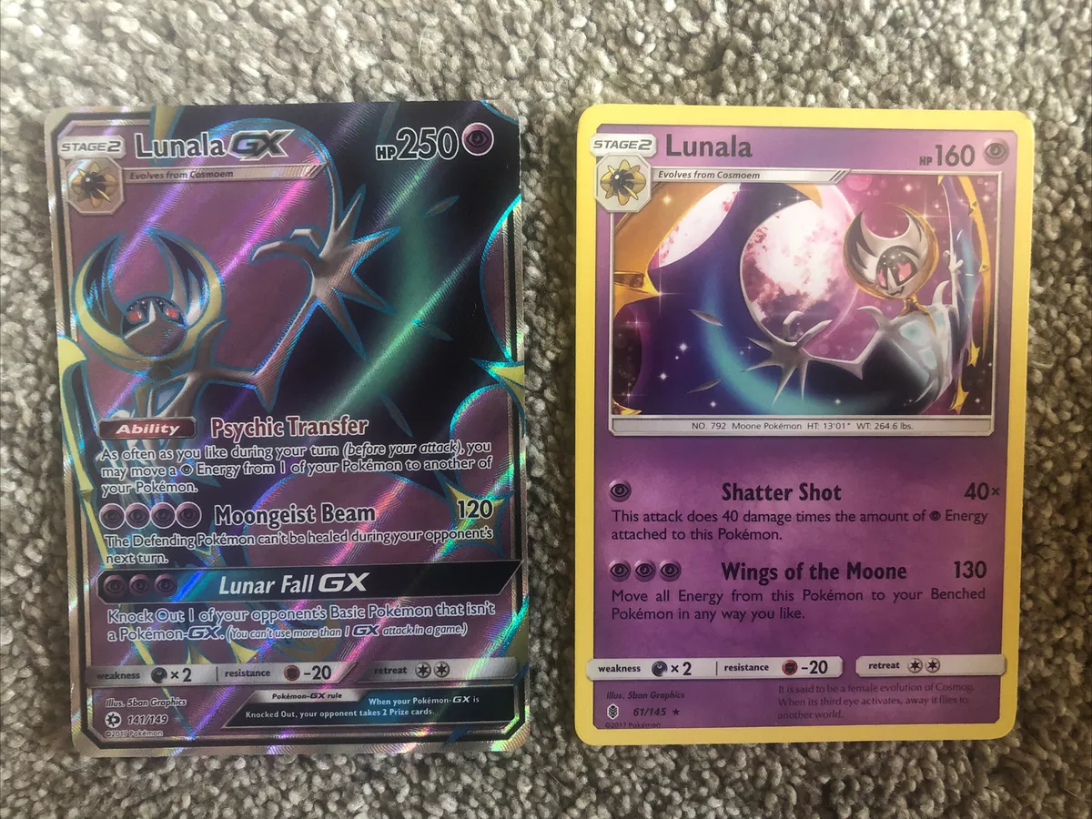 Lunala GX - 141/149 - Full Art Ultra Rare - Pokemon » Pokemon